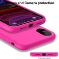thumbnail image 3 of iPhone Xs Max Case with Screen Protector,Soft Liquid Silicone Gel Rubber Bumper Cover,Slim Fit Shockproof Protective Phone Case for iPhone Xs Max Hot Pink, 3 of 8