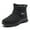 Black, variant on AnuirheiH Winter Plus Velvet Snow Boots Women Short Boots Warm And Thick Waterproof Women Shoes