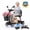 Black, variant on Havlo 4-Wheel Mobility Scooter for Seniors & Adults, 12.4-Mile Range, Removable Lithium Battery, Wider Adjustable Seat & Armrests, Foldable Electric Mobility Scooter for Everyday & Outdoor Use,Red