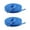 Blue, variant on JZROCKER 2Pcs Flat Sneaker Shoelaces 8mm Wide Polyester Colored Laces for Casual and Sport Athletic Running Shoes Boot Strings