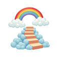 thumbnail image 4 of Cartoon Rainbow Theme Stickers, Waterproof Rainbow Theme Sticker for Water Bottle Laptop Phone Cases Planner Skateboard Luggage Helmet Party Favor Decor, Ideal for Adults Teens Teacher Rewards, 4 of 9