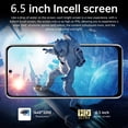 thumbnail image 5 of Leodye Smart Phone 4G 6.5 Inch Screen Mobile Phone Sim Facial Unlock Game Music Phone android System Smartphones, 5 of 9