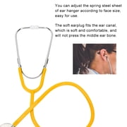NestledNature Heart Detection Stethoscope,Body Care Tool,Professional Single Stethoscope Aluminium Alloy Heart Lung Detection Echoscope