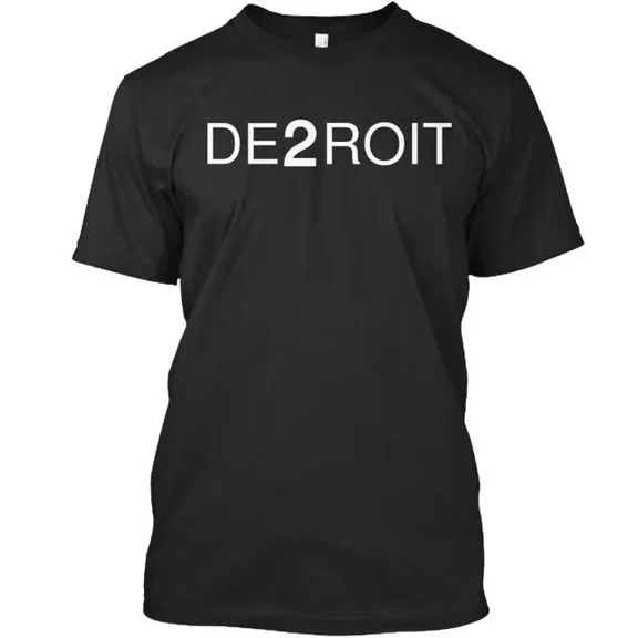 Detroiters De2roit - Premium T-Shirt Made in the USA Size S to 5XL