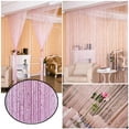 thumbnail image 2 of Decorative Door String Curtain Flat Silver Ribbon Thread Fringe Fly Screen Window Panel Room Divider for Living Room,Bedroom,Party Events, 2 of 6