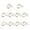Gold, variant on Wudu Nail Rings Non Tarnish 10PCS Adjustable No Glue No Women Gift Ring Set for HALAL NAILS Decoration (10 Pieces)