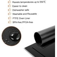 thumbnail image 3 of 4 Pack Air Fryer Liners for Cuisinart Air Fryer Cuisinart Convection Toaster Oven and Emeril Lagasse 26 QT Extra Large Air Fryer, 3 of 5