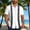 White, variant on Men's Shirts Cuban Guayabera Casual Short Sleeve Button Down Textured Shirt Lightweight Summer Beach Hawaiian Shirts Khaki XXXL