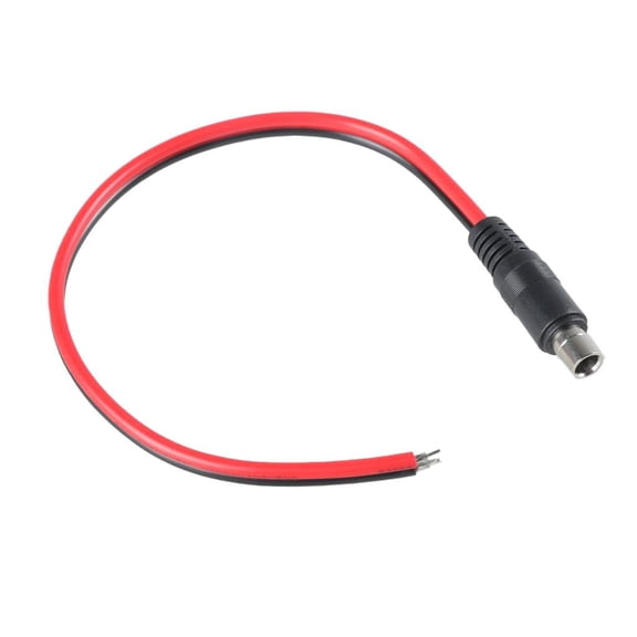 DC8020 Power Cable Female/Male to Bare Wire Open End Adapter Cord 14AWG for Solar Panel Outdoor Power Supply 30cm Long
