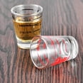 thumbnail image 3 of Ruanlalo Shot Glass Measuring Cups Espresso Jigger with Scale Heavy Glass Cups for Kitchen Bar Accessories Baking Cooking, 3 of 6