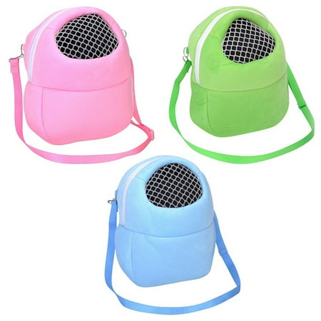 Pet Carrier For Hamster Portable African Hedgehog Hamster Breathable Pet Dog Carrier Bags Handbags Puppy Cat Travel Backpack ()