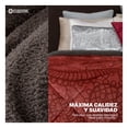 thumbnail image 3 of Edredón Premium Estampado Reverso Borrega King Size Jumbo Esquimal (Tamara, 265x240cm), 3 of 6