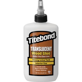 Titebond 6123 مستحلب بولي فينيل أسيتات شفاف غراء خشب ، 8 أونصة ، زجاجة ، أبيض ، سائل
