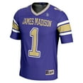 thumbnail image 2 of Youth GameDay Greats #1 Purple James Madison Dukes Endzone Football Jersey, 2 of 4