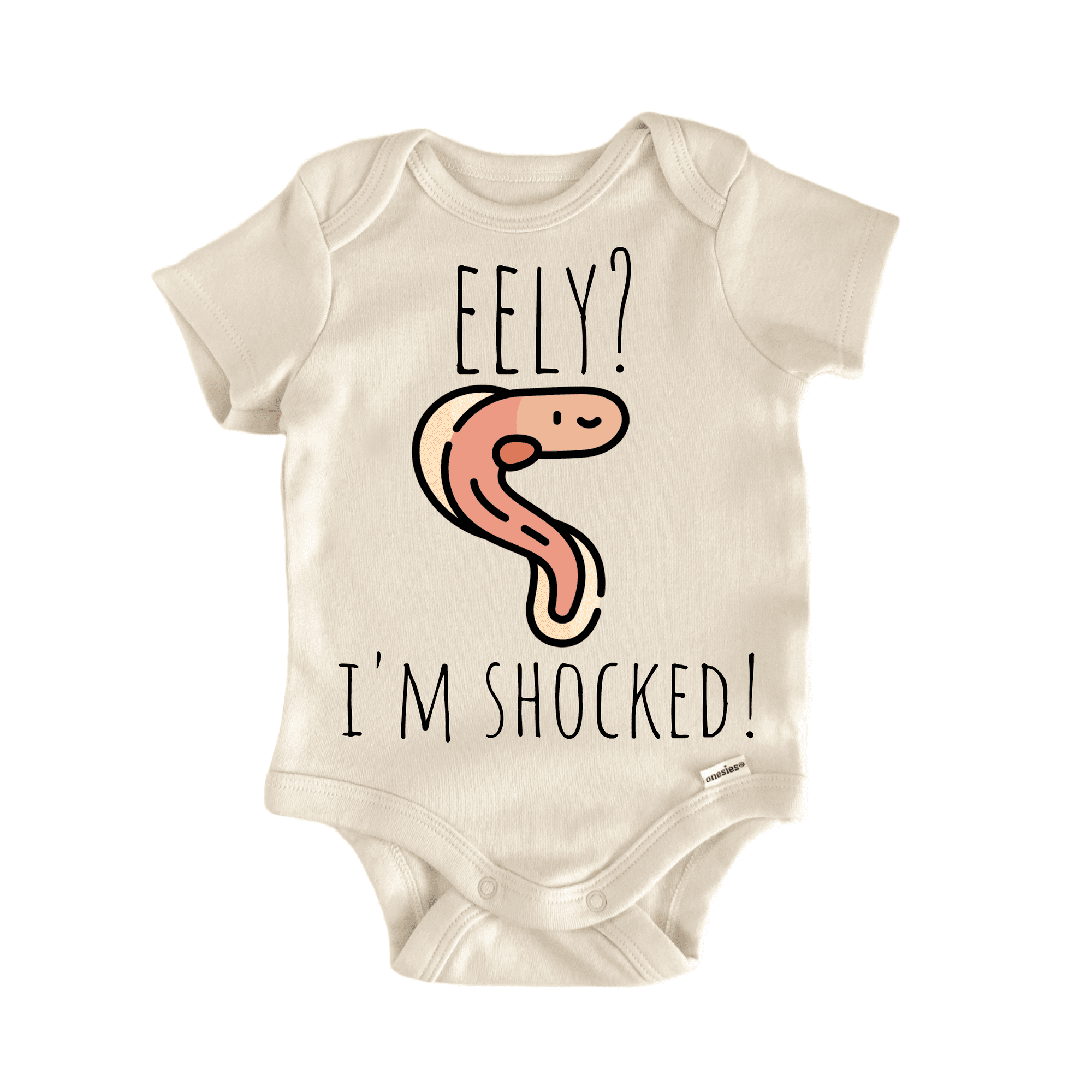 Moray Eel Fish Ocean Newborn Baby Bodysuit