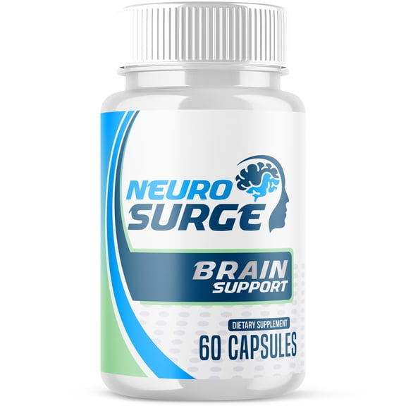 Neuro Surge Advanced Formula Brain Support Pills Maximum Strength Supplement NeuroSurge 60 Capsules