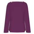 thumbnail image 5 of ICHUANYI Clearance Ladies Fashion Retro Color Long Sleeve V-neck Shirt Woman Casual Loose ICHUANYI "ICHUANYI", 5 of 5