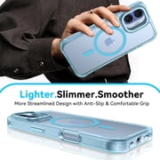 BENTOBEN Iphone 17 Case with Magnetic 6.3 Clear Tpu Pc Anti Slip Full Protective Case, Precision Cut Magnetic Phone Case, Strong Magnetic Suction Case for Iphone 17