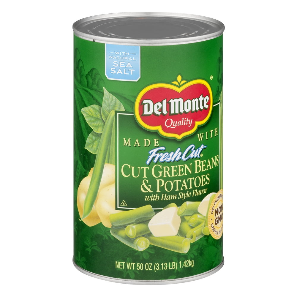 Del Monte Fresh Cut Green Beans & Potatoes, 50 Oz