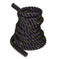 thumbnail image 1 of ZENY Exercise Battle Rope 1.5/2 Inch Diameter 30ft/40ft/50ft Length Poly Dacron Workout Exercise Training Rope Core Strength Muscles Building Conditioning Rope Home Gym Equipment, 1 of 1