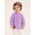 thumbnail image 3 of Usaibhir Toddler Baby Girl Boy Knit Sweater Round Neck Long Sleeve Pullover Sweatshirt Fall Winter Clothes 9M-4T, 3 of 12