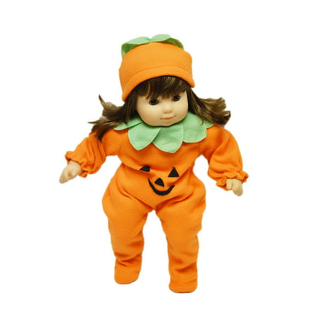 My Brittany's Pumpkin Costume For American Girl Dolls Bitty