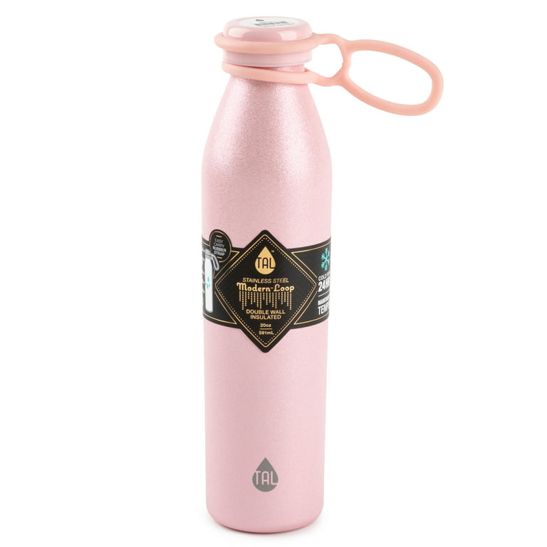 TAL Stainless Steel Shaker Water Bottle 25 fl oz, Pink 