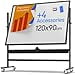 thumbnail image 3 of Tableau Effaçable à Sec Roulant 48 x 36 - Grand Tableau Magnétique Portable avec Support - Style Chevalet Double Face avec Roues - Tableau Blanc Mobile pour Bureau, Salle de Classe et Maison, 3 of 4