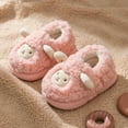 thumbnail image 2 of TBWNWG Girls Slippers Fuzzy Warm Indoor Shoes for Toddler Kids Soft Comfortable Winter Home Slides with Cute Sheep Design for Cozy Daily Wear,Size 4-4.5 Years, 2 of 8