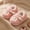Pink, variant on Toddler Child Girls Slippers Cartoon Print Closed Heel Fuzzy Plush Soft Size 7-8 Years Pink Sandal