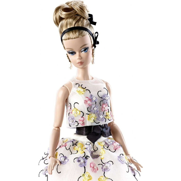 classic cocktail dress barbie Barbie Fashion Model Collection Cocktail Dress Doll Silkstone Mattel 2013  USED