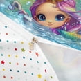 thumbnail image 4 of Metsweet Dreamy Unicorn Duvet Cover King, Cartoon Ocean Mermaid King Bedding,3 Pieces,1 Duvet Cover and 2 Pillowcases, 4 of 6