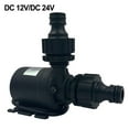 BCLONG Quiet Brushless Pump DC 12V/24V 800L/H Quick Connector Aquarium
