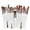 White-1, variant on WSBDENLK Makeup Brushes, 20 Pcs Makeup Brush Set Tools Make-Up Toiletry Kit Wool Makeup Brush Set for Beginners Eyebrow Eyeliner Blush Cosmetic Concealer Brushes