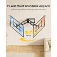thumbnail image 4 of FORGING MOUNT LONG ARM TV MOUNT FOR MOST 37"-75" TVS 30" LONG EXTENSION ARM NEW, 4 of 9