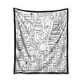 thumbnail image 1 of WUSUOWEI 1PC DIY Coloring Blanket,Color Your Own Blankets,Customizable Washable Colorings Blanket Kits,Coloring Mat,Creating Colorings Blankets for Adults,Art Activity Home Decoration, 1 of 6