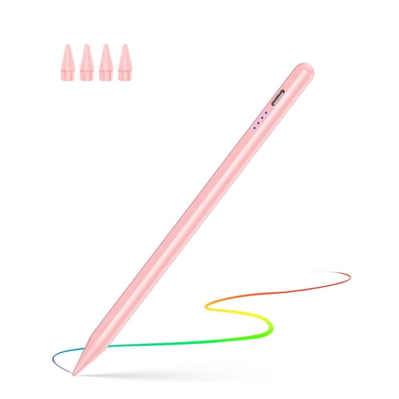 Lápiz capacitivo CMARS para iPad de 6ª a 11ª generación, Pro, Air y Mini, color rosa