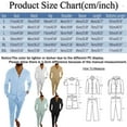 thumbnail image 3 of RATTOYY Men'S Clothes Sets Trendy Imitation Cotton Linen Solid Color Large Size Long Sleeve Pocket Shirt Trousers Male Comfy Chic Handsome Dreesy Fancy Sets, 3 of 6
