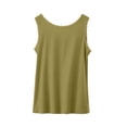thumbnail image 4 of Ltctricy Womens Sleeveless Pajama Tops Lace Crew Neck Sleep Tank Tops Casual Loose Fit Loungewear Summer Clothing, 4 of 7