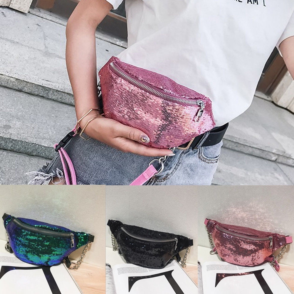 Glitter waist bag best sale