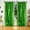 Forest Green, variant on Tie Top Sheer Sari Curtains 43" W X 36" L matching tiebacks- Handcrafted Forest Green Indian Drapes Unlined for light & airy ambience Perfect for Living/Bedroom/Dining Room Sold in Pairs