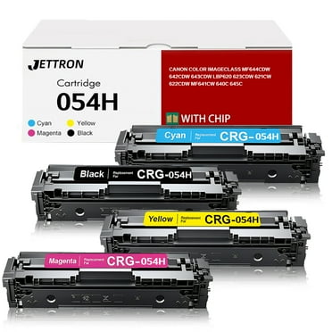 054H Toner Cartridge for Canon 054 CRG-054 054H Toner Cartridge for Canon imageCLASS MF644Cdw MF643Cdw MF642Cdw MF640C LBP620 Toner Printer (4 Pack)