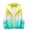 #0194-Yellow, variant on Uootdi Womens Gradient Color Windbreakers Hooded Zip Up Lightweight Jackets Casual Outdoor Windproof Outerwear Summer Beach Vacation Wear Gift