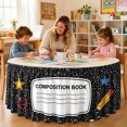 thumbnail image 4 of All Season Decorative Polyester Table Skirt 180x75cm, Elegant Round Rectangle Cover For Home Holiday Entertaining, 4 of 4