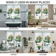 thumbnail image 3 of Hello Spring Swag Valances for Windows 2 Pack, Kitchen Window Curtains 36 Inch Length, Easter Flowers Green Truck Floral Blue Plaid Privacy Swag Curtains for Living Room/Bathroom 36"x36", 3 of 8