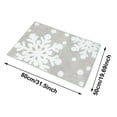thumbnail image 2 of TIELUTT Door Mat Reindeer Snowflake Welcome Mat Non and Washable Front Door Mat Suitable for Small Blanket Remnant Rug Furry Area Rugs 8x10 Shag Area Rugs for Living Room Mauve Throw Blanket, 2 of 2