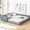 Gray, variant on Mother & Child Platform Bed, Queen Flat Bed & Twin XL Daybed, PU Leather Upholstered Safety Rails, Convertible Design for Growing Kids, Gray