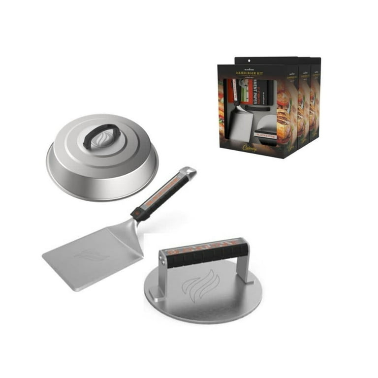 Blackstone 3Pc Stainless Steel Burger Tool Set, Griddle