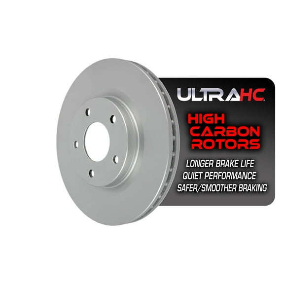 UltraHC Coated High Carbon Brake Rotor, Front UR002221, Jeep Patriot 2017-2007