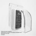 thumbnail image 3 of Plastic  Rain Cover, Transparent Plastic  Water Shield Universal High Hardness PC Durable  For Attendance Machine, 3 of 8